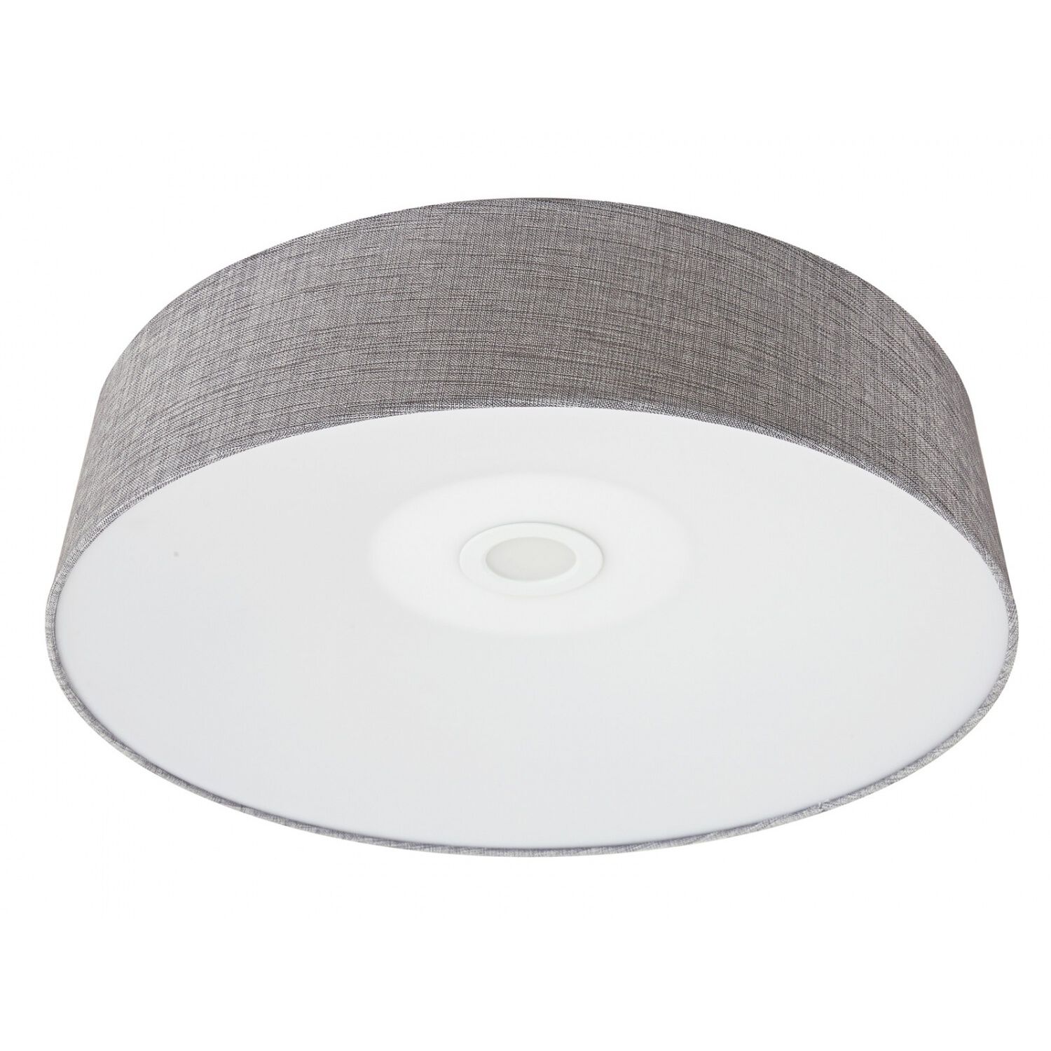 Cermack St. LED 24 inch Grey Linen Flush Mount Ceiling Light