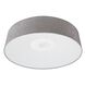 Cermack St. LED 24 inch Grey Linen Flush Mount Ceiling Light
