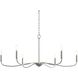 Ilia 6 Light 42.25 inch Brushed Nickel Chandelier Ceiling Light