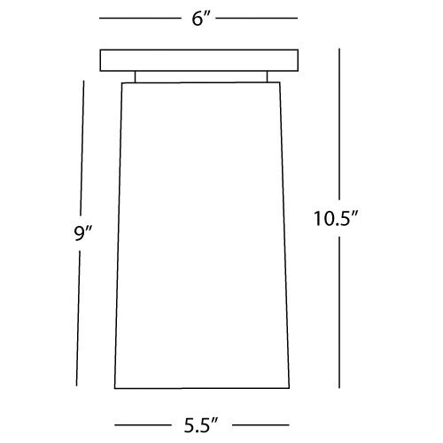 Rico Espinet Nina 1 Light 15 inch Polished Nickel Flushmount Ceiling Light