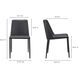 Nora Black Dining Chair, Set of 2