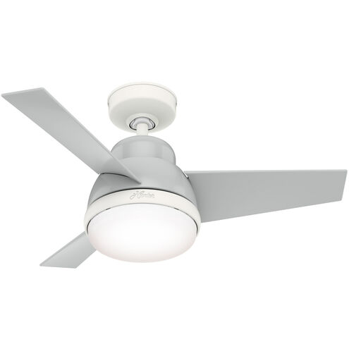 Valda 36 inch Dove Grey Ceiling Fan