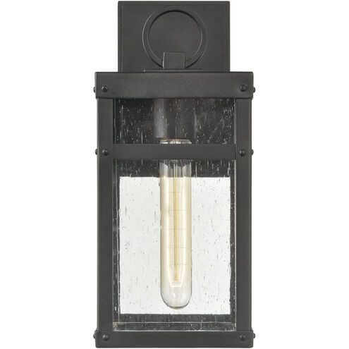 Dalton 1 Light 13 inch Textured Black Outdoor Sconce