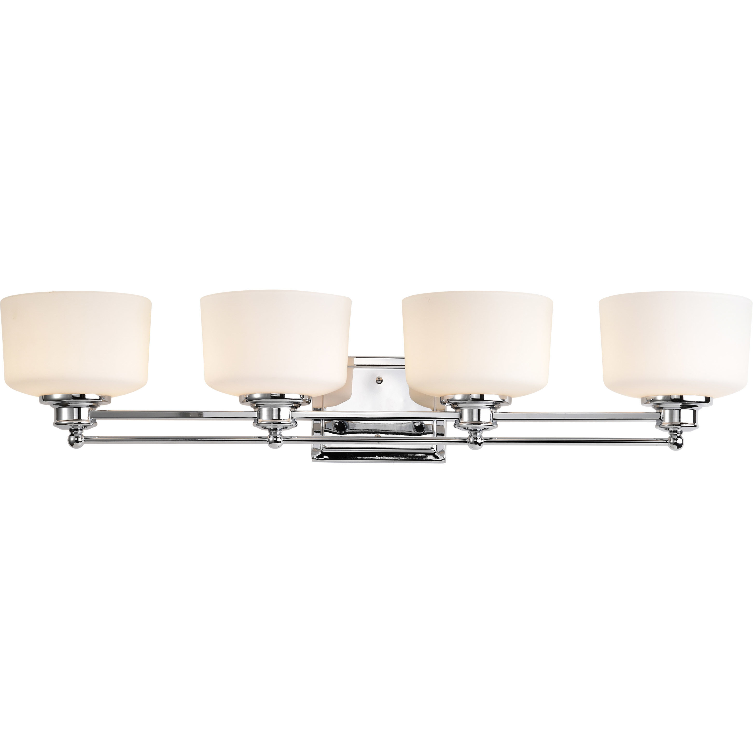 Soho 4 Light 34 inch Polished Chrome Vanity Light Wall Light