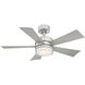 Wynd 42 inch Stainless Steel Downrod Ceiling Fan in 3500K