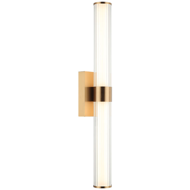 Macie LED 4.38 inch Aged Gold Brass Bath Vanity Light Wall Light