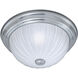 Ceiling Essentials 1 Light 12 inch Brushed Nickel Flush Mount Ceiling Light