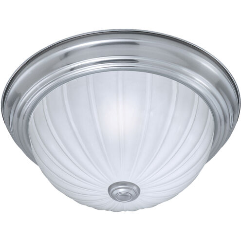 Ceiling Essentials 1 Light 12 inch Brushed Nickel Flush Mount Ceiling Light