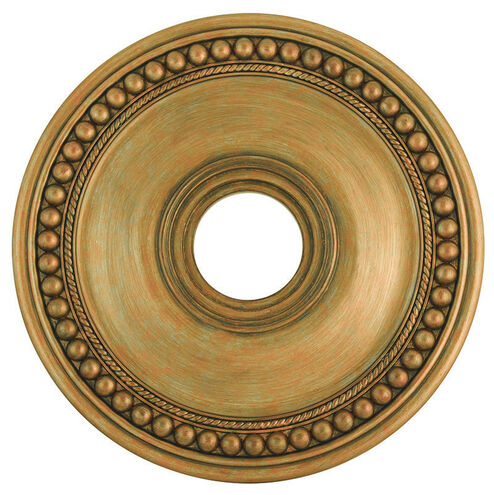 Wingate Hand Painted Antique Gold Leaf Ceiling Medallion