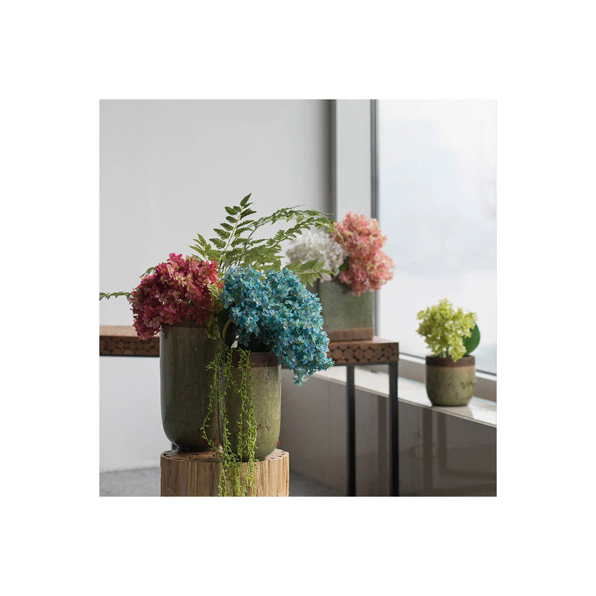 Almost Real White Floral