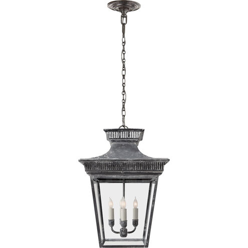 Chapman & Myers Elsinore 4 Light 14.5 inch Weathered Zinc Lantern Pendant Ceiling Light, Medium