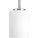 Replay 1 Light 4 inch Brushed Nickel Mini-Pendant Ceiling Light