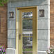 Barrett 1 Light 13 inch Bronze with Antique Brass Candle Outdoor Wall Lantern