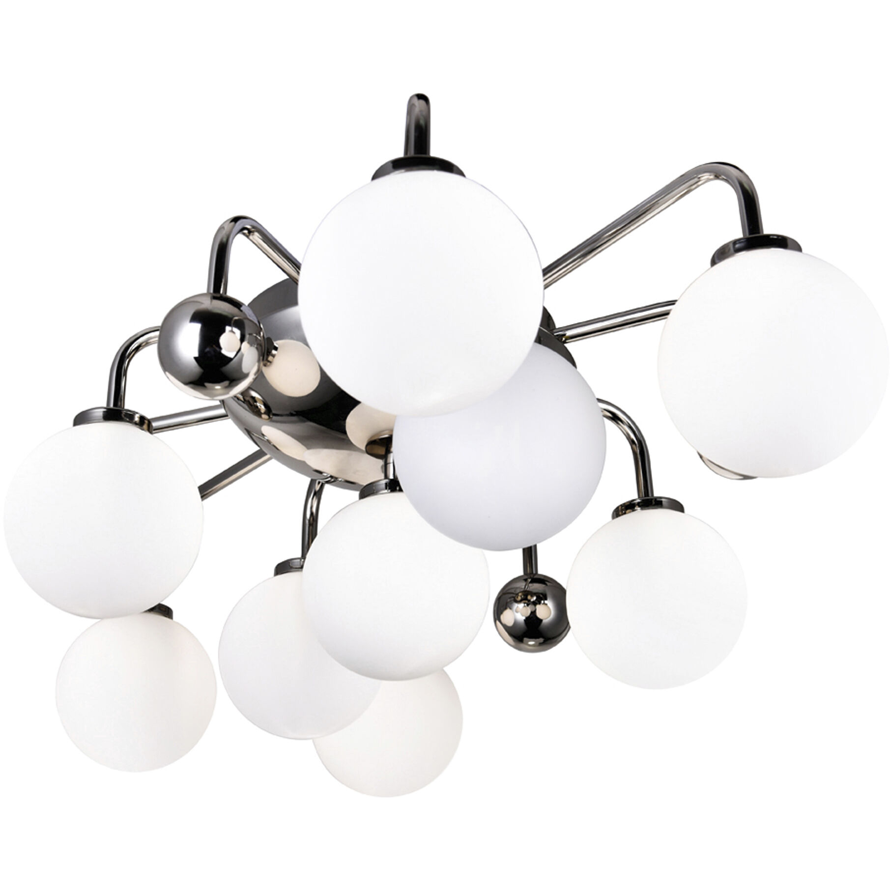 Element LED 16 inch Polished Nickel Flush Mount Ceiling Light