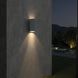 Outdoor Cylinder LED 13 inch Anthracite Outdoor Wall Sconce