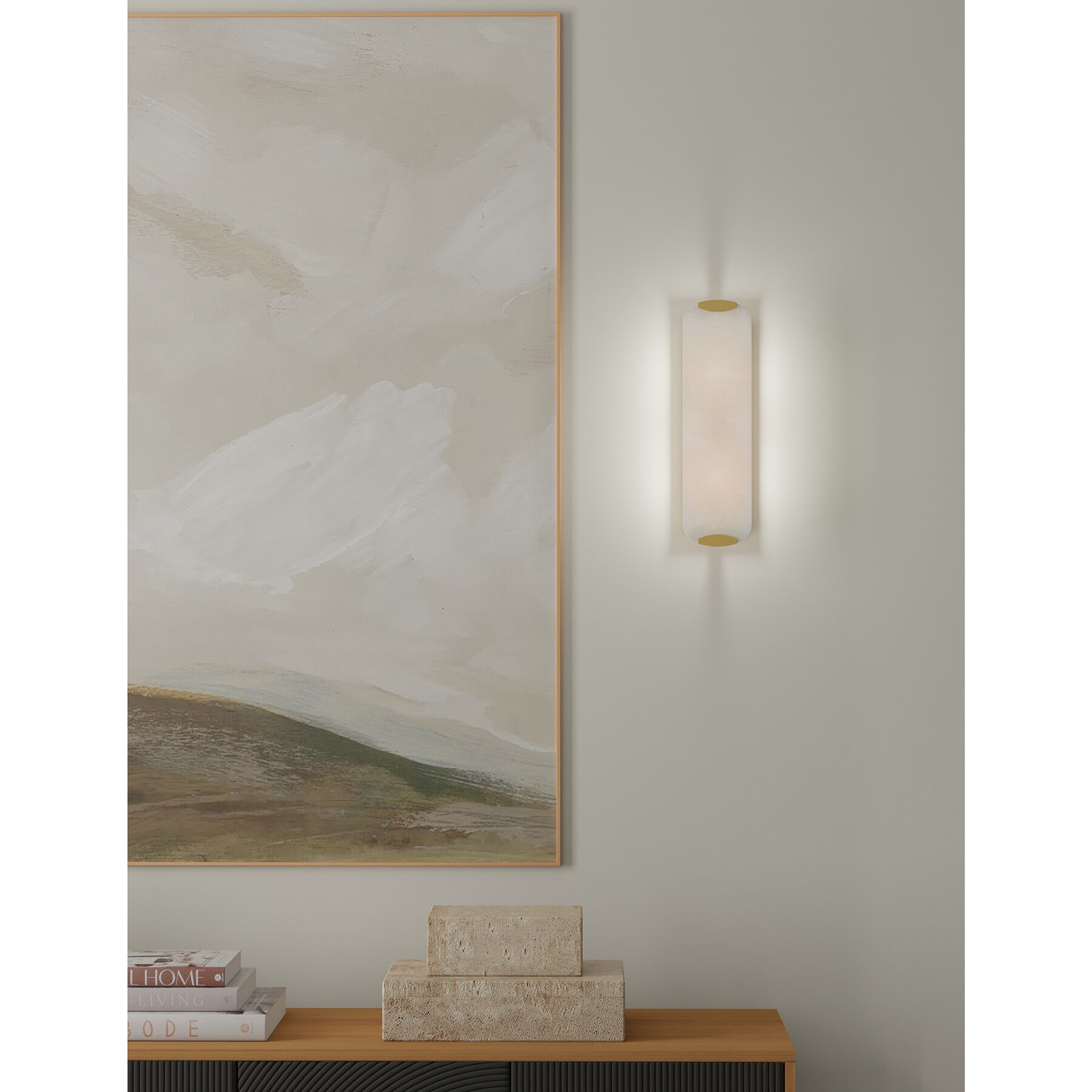 Glowstone Wall Sconce Wall Light in Legacy Brass