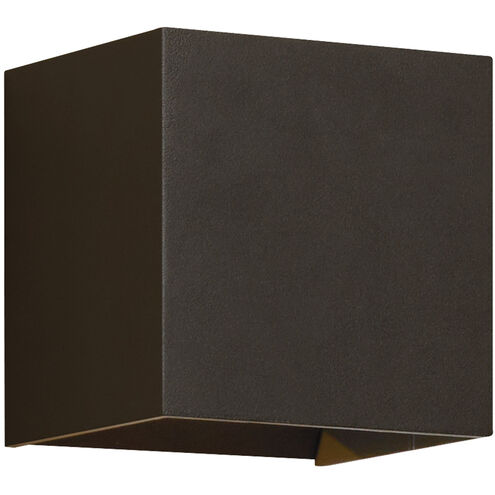 Vex LED 4.6 inch Bronze Outdoor Wall Light in LED 90 CRI 2700K, Integrated LED