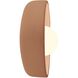 Ambiance Collection - Coupe Wall Sconce Wall Light in Adobe, Form+Finish+Function