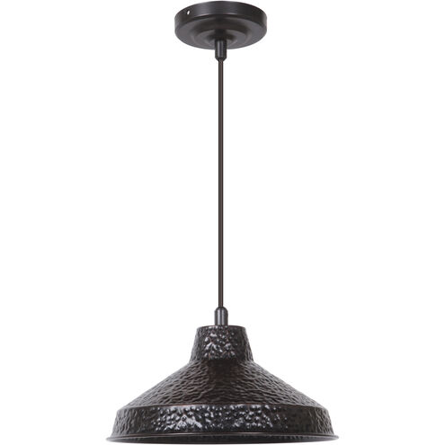 Jeremiah 1 Light 10.1 inch Aged Bronze Brushed Mini Pendant Ceiling Light