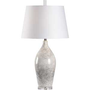 Wildwood 34 inch 100 watt Gray Glaze/Clear Table Lamp Portable Light