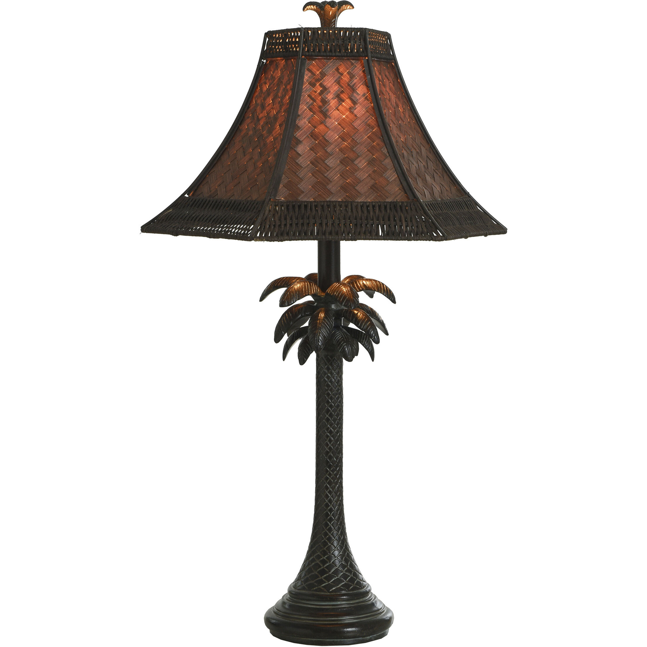 Signature 26 inch 60 watt Dark Brown Table Lamp Portable Light