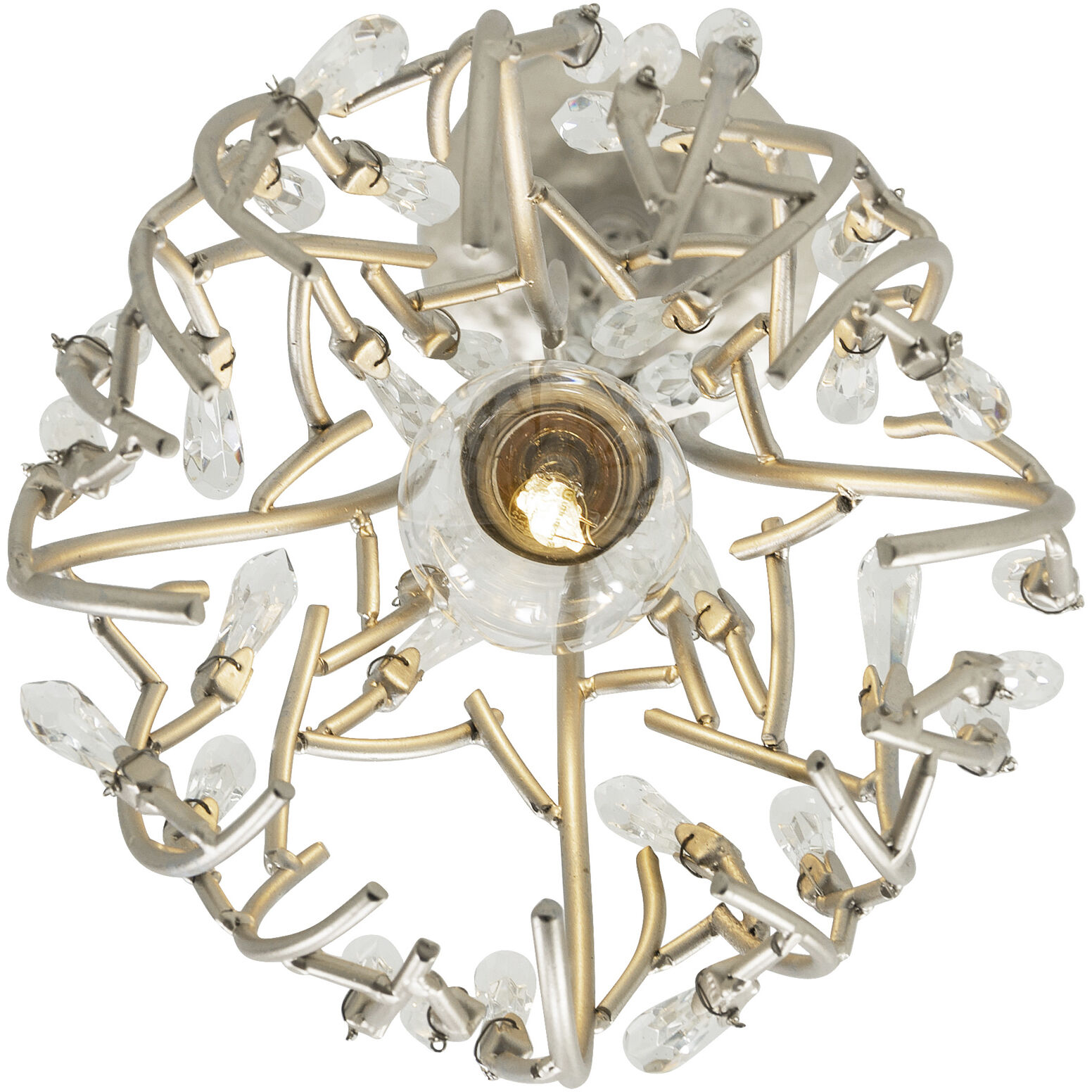 Bask 1 Light 8 inch Gold Dust Mini Pendant Ceiling Light