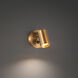 Kepler Reading Light Wall Light in Aged Brass, dweLED