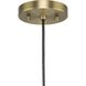 Garris 1 Light 8 inch Vintage Brass Mini Pendant Ceiling Light
