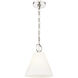 Alaric 1 Light 10 inch Polished Nickel Pendant Ceiling Light