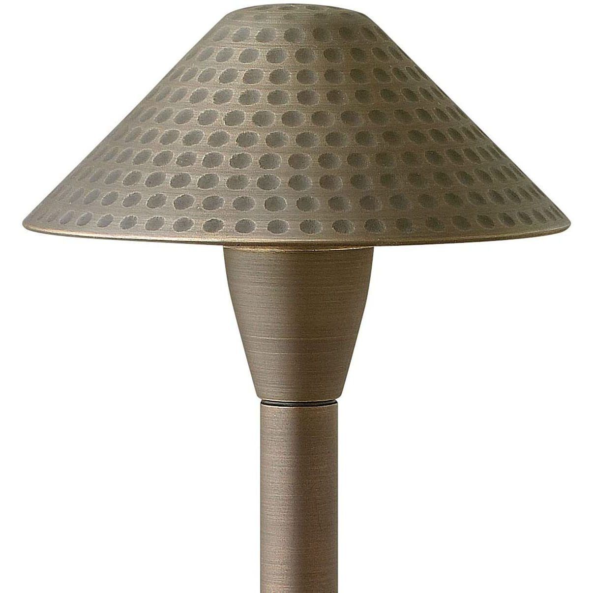 Hardy Island Hammered 12v 1.50 watt Matte Bronze Landscape Path Light