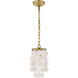 Selene 1 Light 6 inch Brass Pendant Ceiling Light