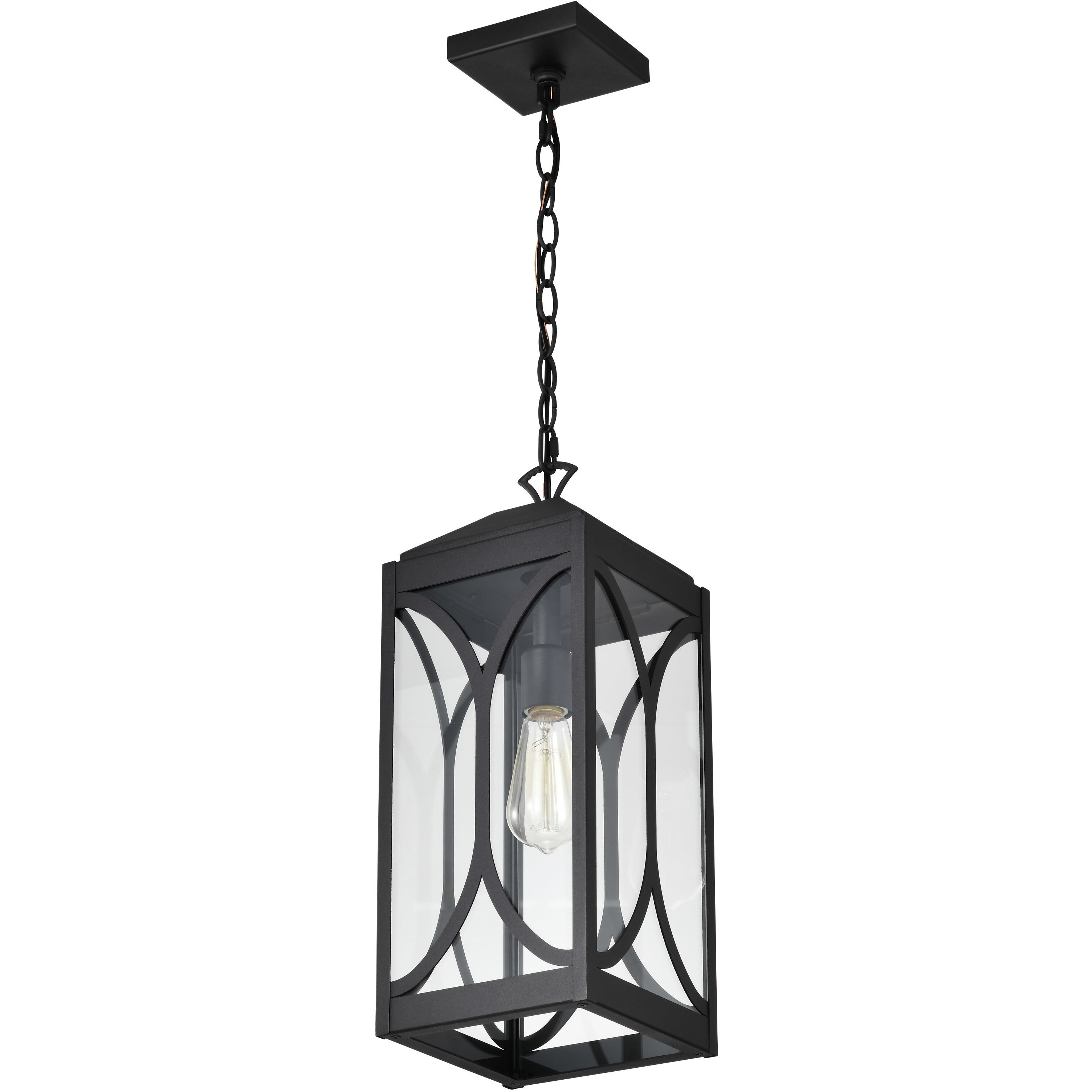 Oaklyn 1 Light 7.5 inch Matte Black Outdoor Hanging Light