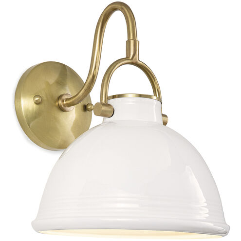 Eloise 1 Light 9.5 inch White Wall Sconce Wall Light