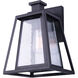 Madison 1 Light 13 inch Black Outdoor Wall Light