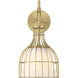 Evensong Wall Sconce Wall Light in Brushed Gold