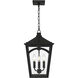 Jaxon 4 Light 10.75 inch Western Bronze Outdoor Hanging Lantern