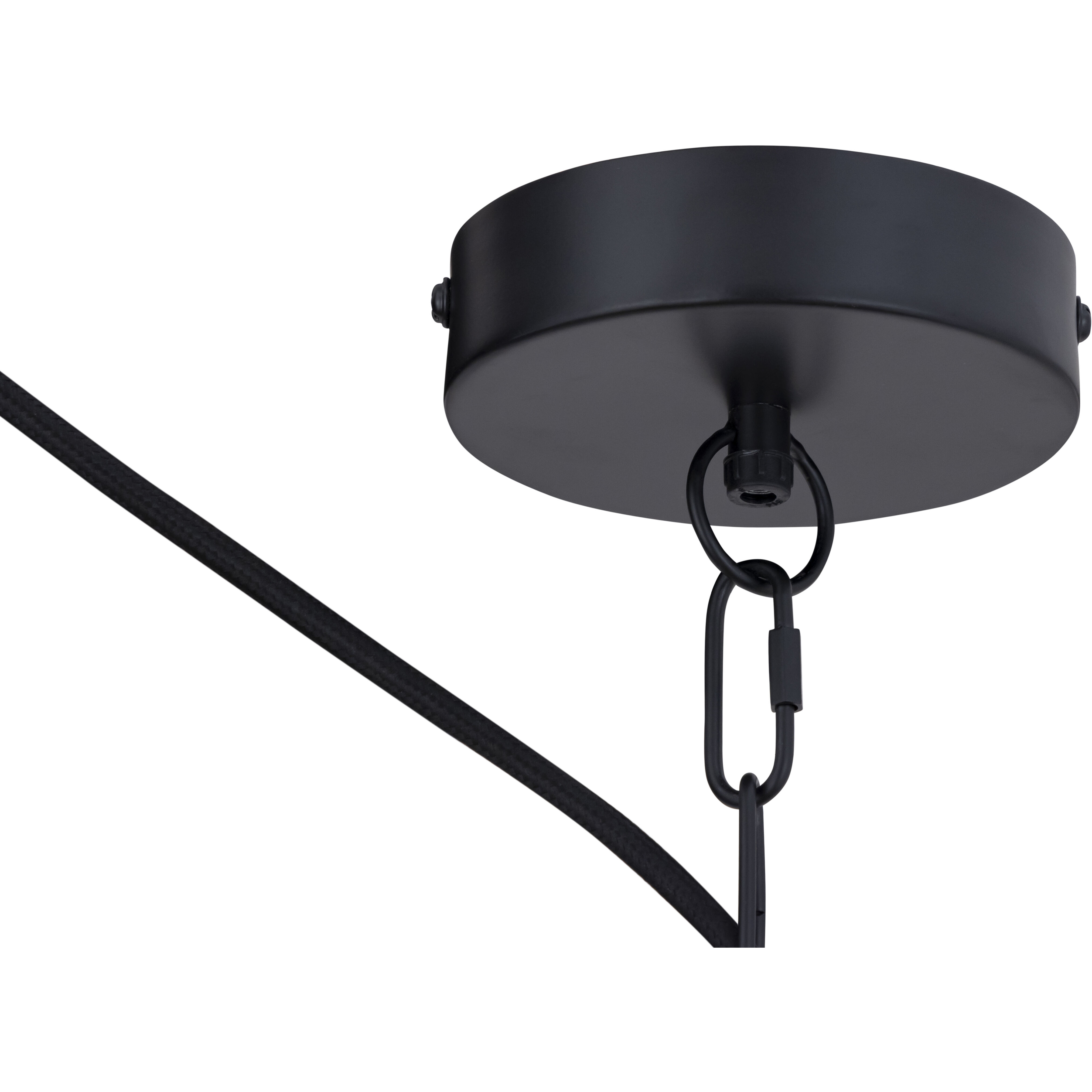 Agra 1 Light 14.5 inch Black Swag Pendant Ceiling Light