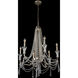 Barcelona 6 Light 27 inch Transcend Silver Chandelier Ceiling Light