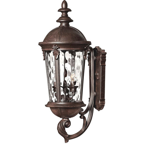 Estate Series Windsor LED 26 inch River Rock Outdoor Wall Mount Lantern, Medium