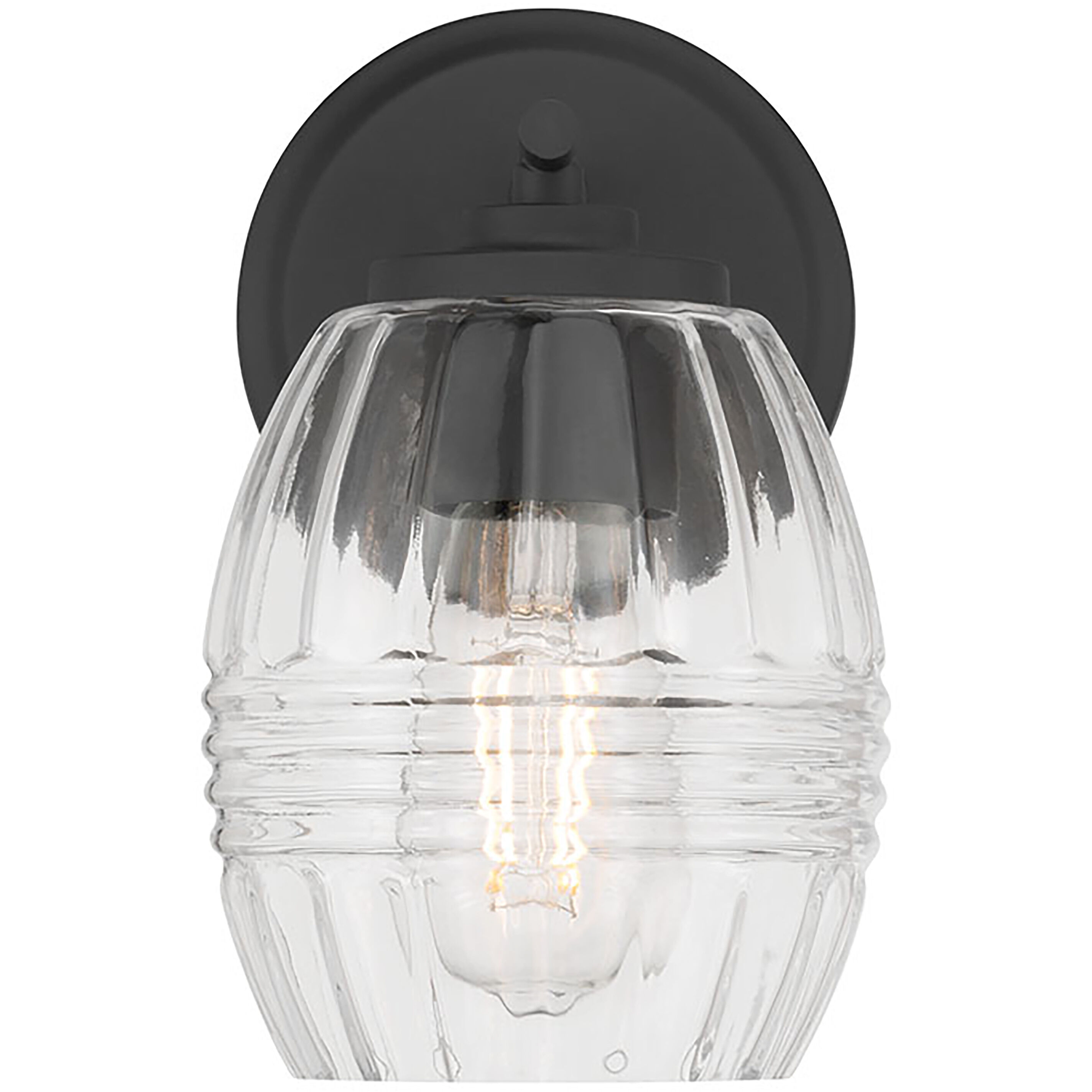 Miravelle 1 Light 5.25 inch Matte Black Wall Sconce Wall Light