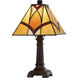3113 Tiffany 14 inch 40.00 watt Dark Bronze Accent Lamp Portable Light