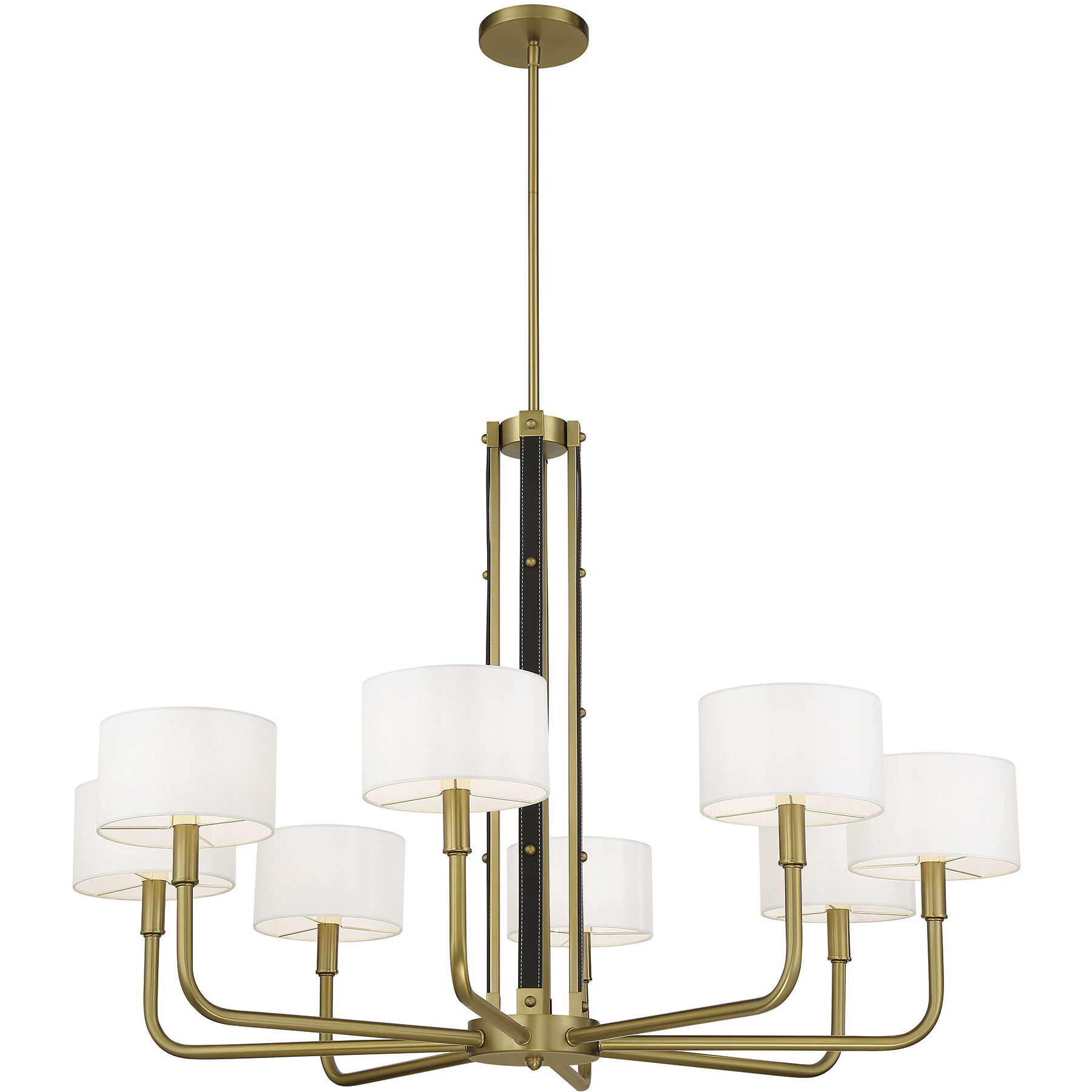 Chelsea 8 Light 40 inch Soft Brass Chandelier Ceiling Light