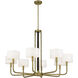 Chelsea 8 Light 40 inch Soft Brass Chandelier Ceiling Light