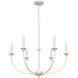Southcrest 6 Light 30 inch Distressed White Chandelier Ceiling Light