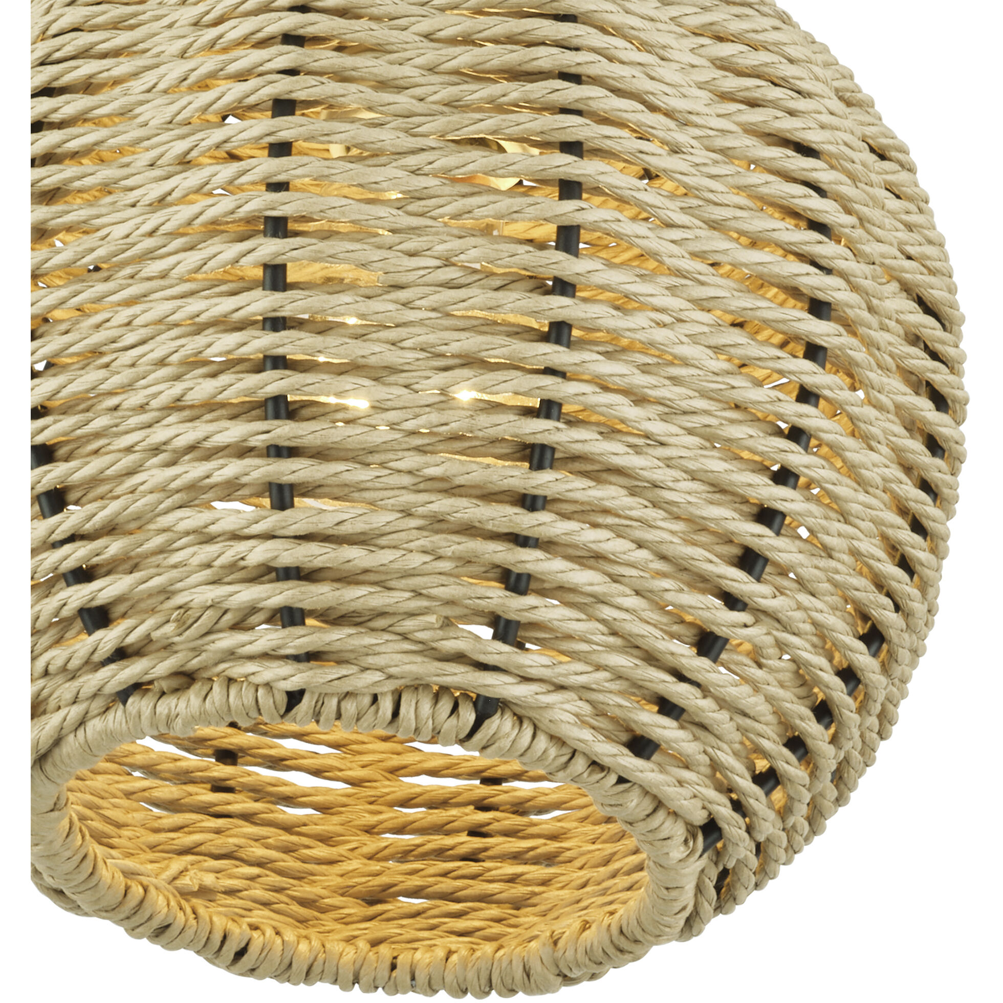 Summervine 1 Light 8 inch Antique Gold Leaf Semi Flush Mount Ceiling Light, Small