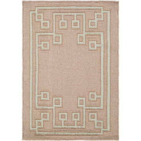 Alameda 36 X 24 inch Taupe, Seafoam, Camel Rug