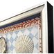 Paragon Blue and Brown and Red Framed Art