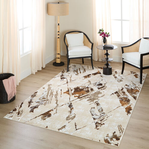 Piave 130 X 94 inch Earth Tones Rug in 8 x 11