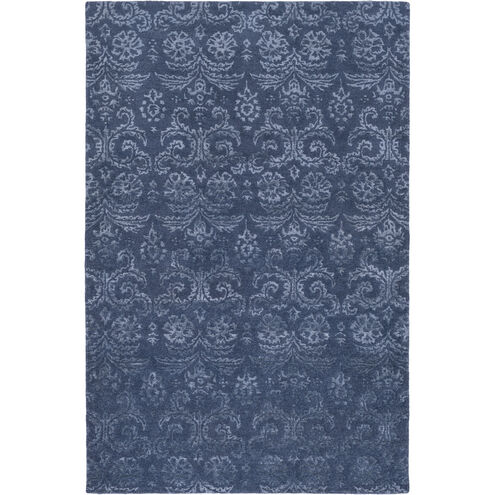 Avignon 108 X 72 inch Navy Rug in 6 X 9, Rectangle