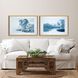 Waterside Collection Blue Framed Art